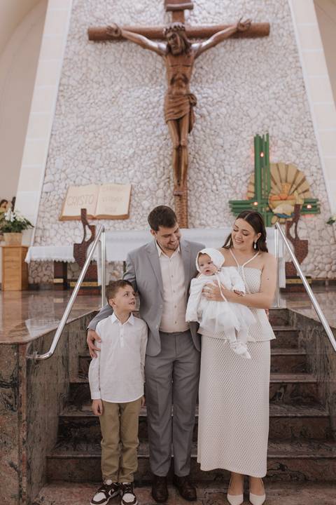 Cerimônia de batizado'