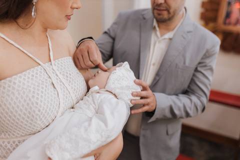 Cerimônia de batizado'