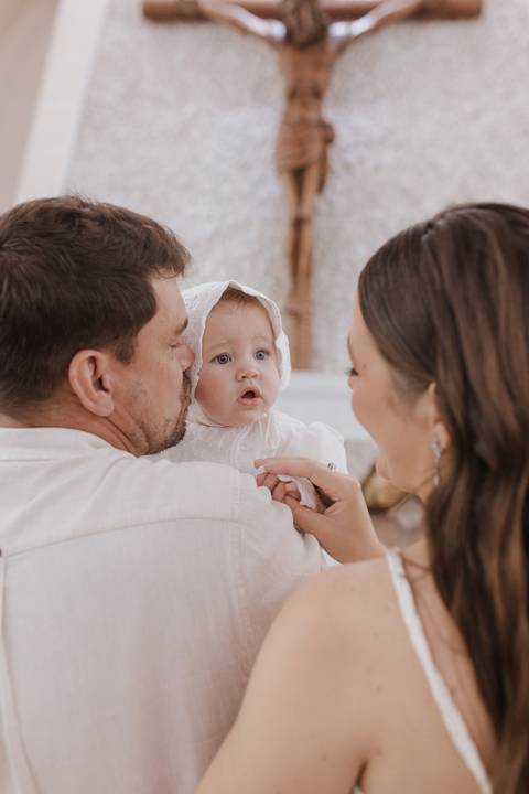 Cerimônia de batizado'