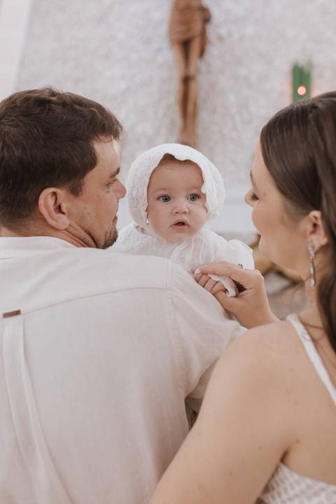 Cerimônia de batizado'