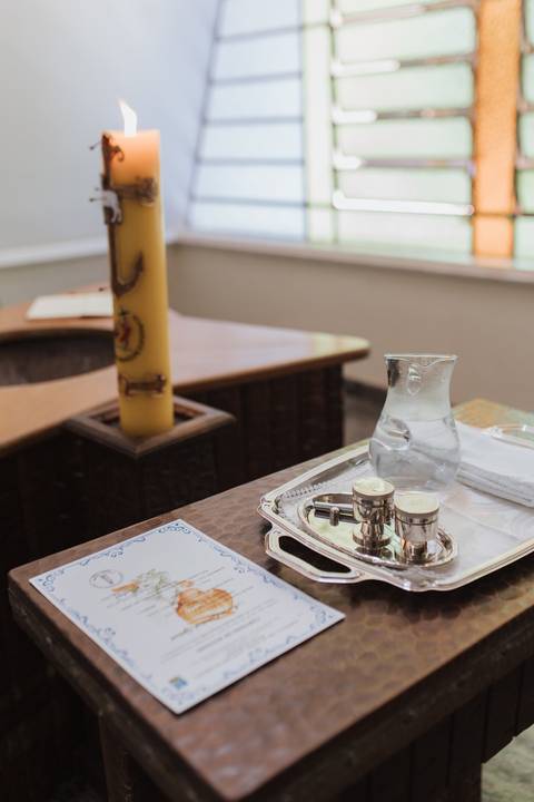 Cerimônia de batizado'