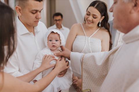 Cerimônia de batizado'