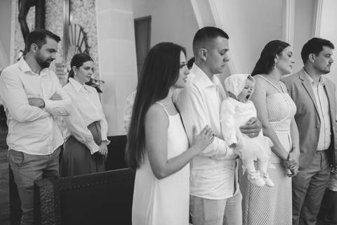 Cerimônia de batizado'