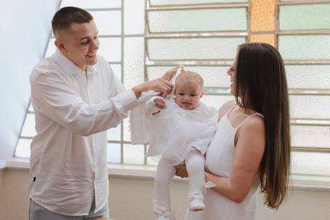 Cerimônia de batizado'