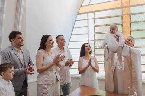 Cerimônia de batizado'