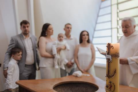 Cerimônia de batizado'