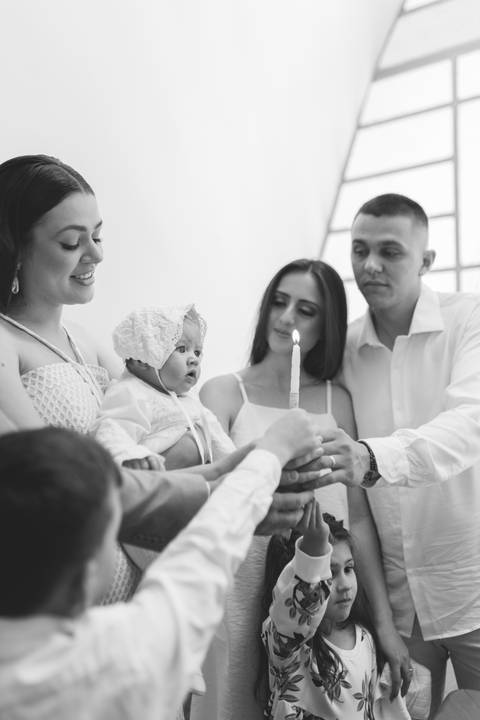 Cerimônia de batizado'