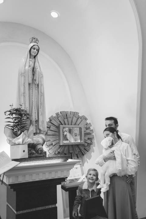 Cerimônia de batizado'