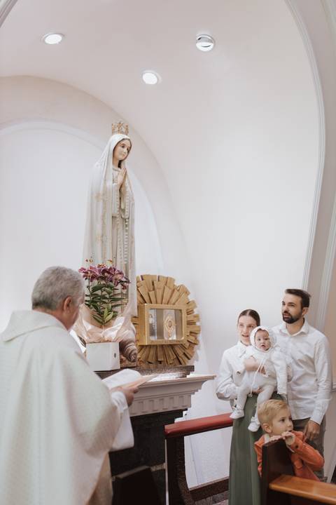 Cerimônia de batizado'