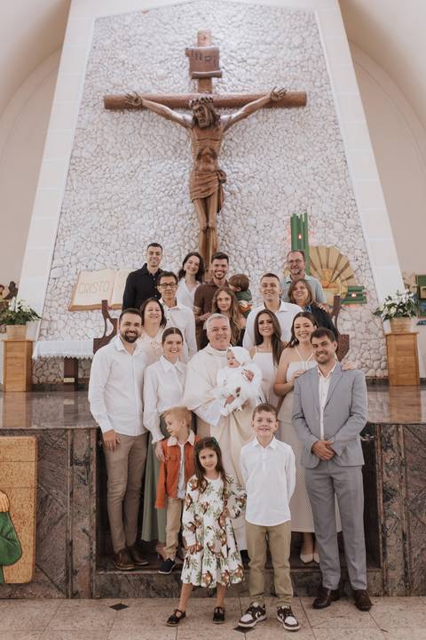 Cerimônia de batizado'