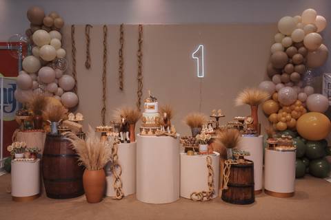 Aniversário infantil com tema de fazenda'