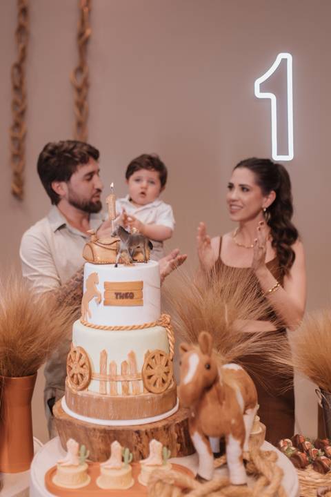 Aniversário infantil com tema de fazenda'