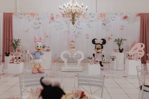 Aniversário infantil com tema de Minnie e Margarida '