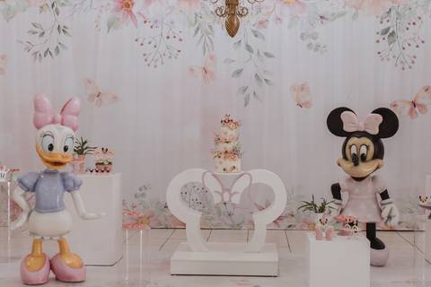 Aniversário infantil com tema de Minnie e Margarida '