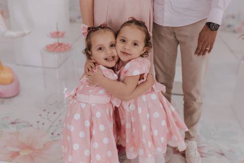 Aniversário infantil com tema de Minnie e Margarida '