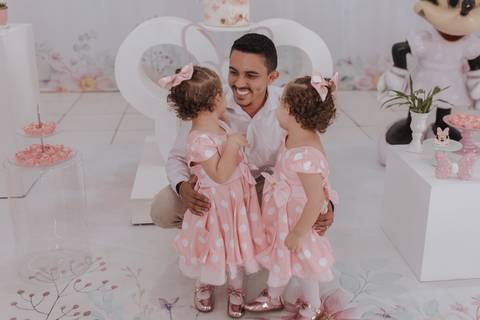 Aniversário infantil com tema de Minnie e Margarida '
