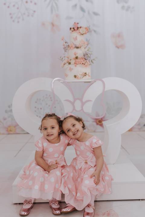 Aniversário infantil com tema de Minnie e Margarida '