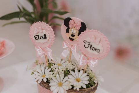 Aniversário infantil com tema de Minnie e Margarida '
