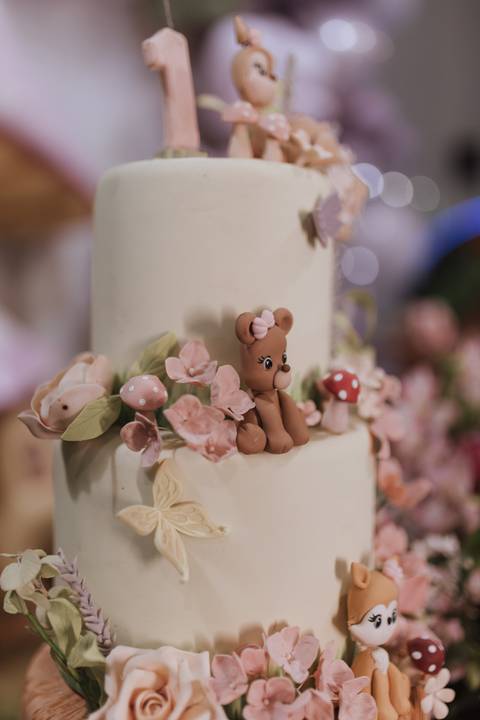 Aniversário infantil com tema de floresta encantada'