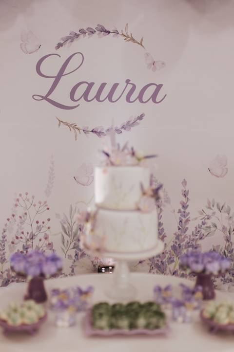 Aniversário infantil com tema de lavanda'