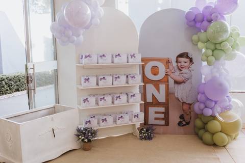 Aniversário infantil com tema de lavanda'