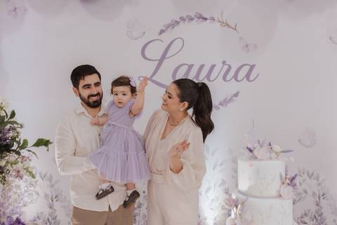 Aniversário infantil com tema de lavanda'