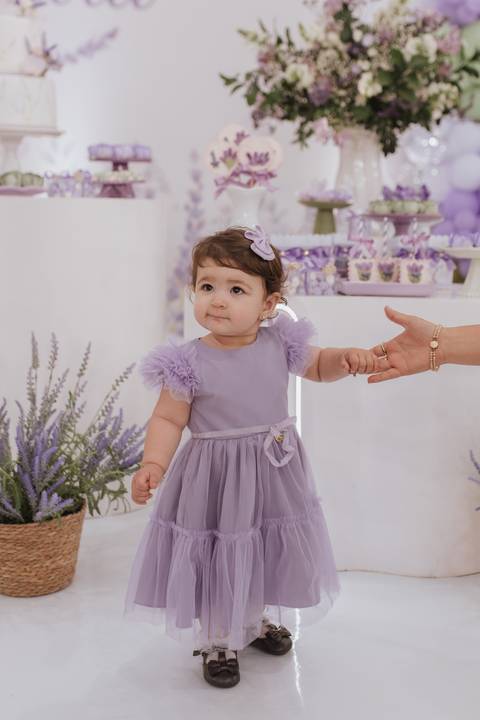 Aniversário infantil com tema de lavanda'