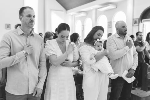 Cerimônia de batizado'