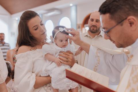 Cerimônia de batizado'