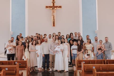 Cerimônia de batizado'