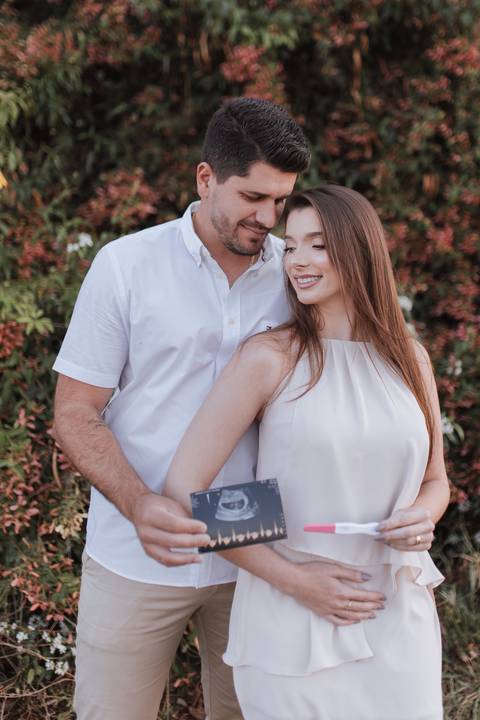 Inspiração de ensaio revelação de sexo do baby no campo '