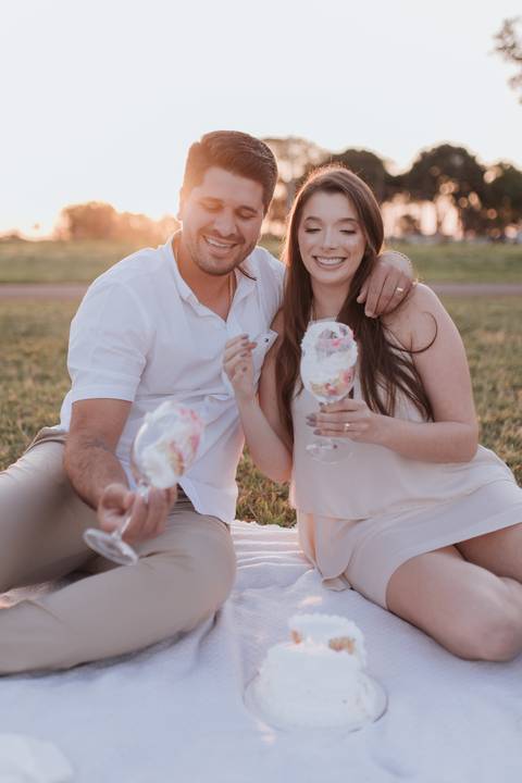 Inspiração de ensaio revelação de sexo do baby no campo '