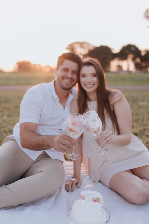 Inspiração de ensaio revelação de sexo do baby no campo '