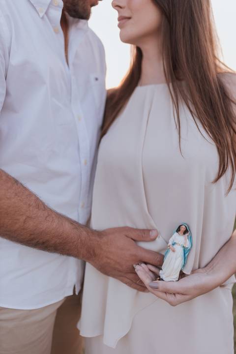 Inspiração de ensaio revelação de sexo do baby no campo '