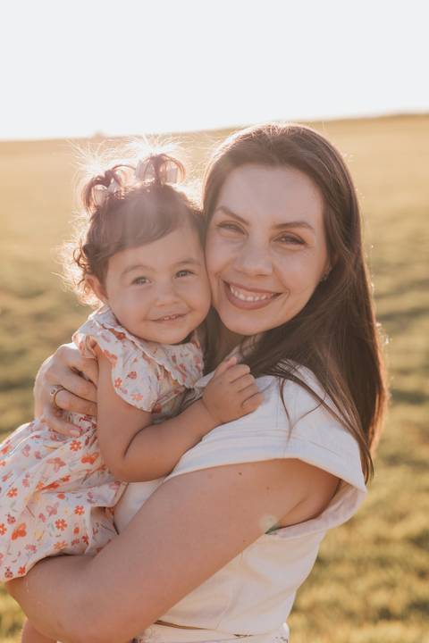 ensaio em família no campo '