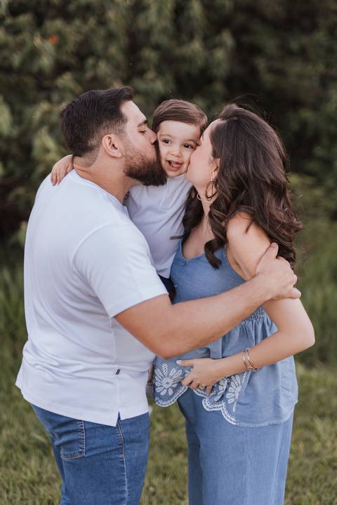 ensaio de gestante no campo '