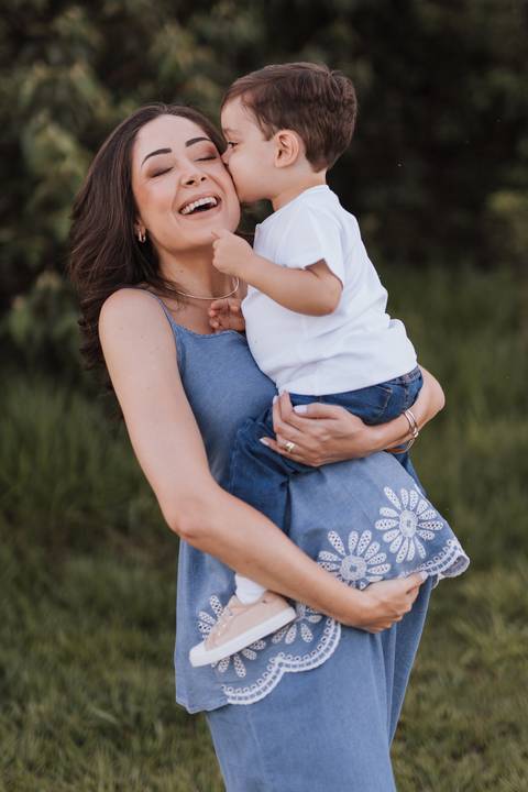 ensaio de gestante no campo '