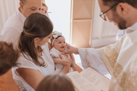 Cerimônia de batizado'