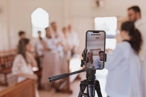 Cerimônia de batizado'