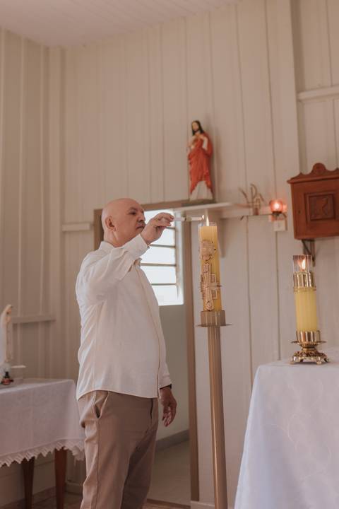 Cerimônia de batizado'