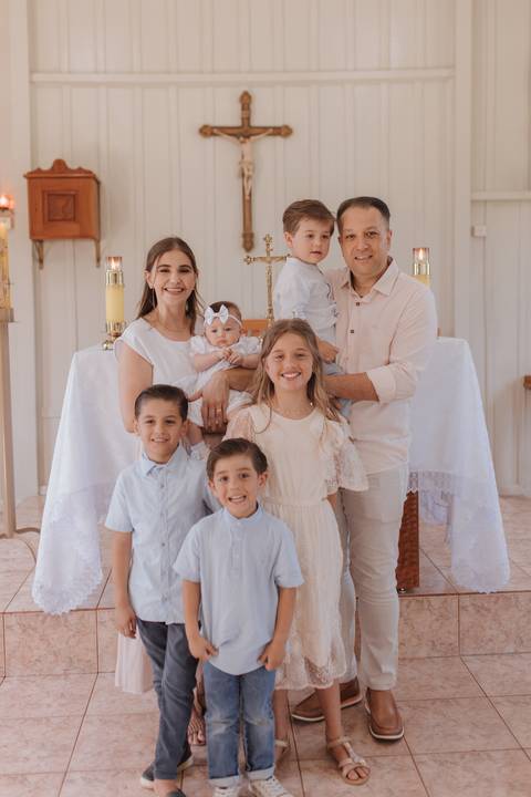 Cerimônia de batizado'