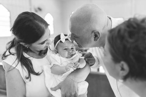 Cerimônia de batizado'