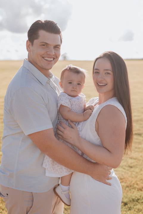 ensaio em família no campo '
