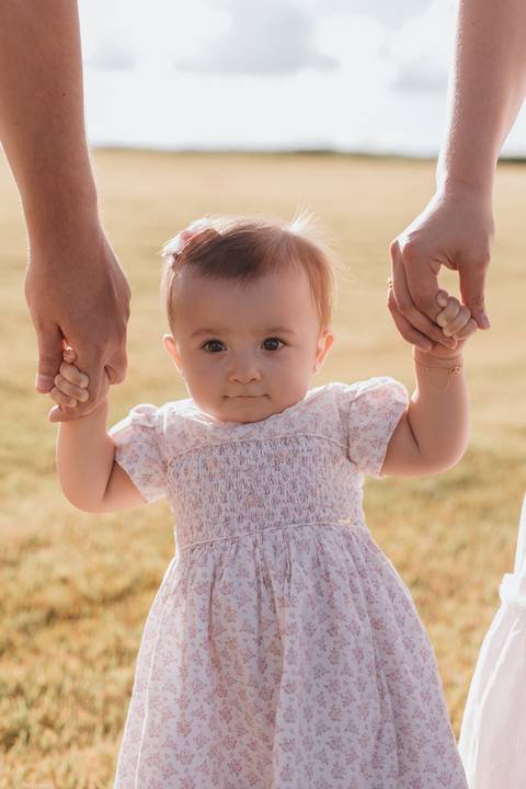 ensaio em família no campo '
