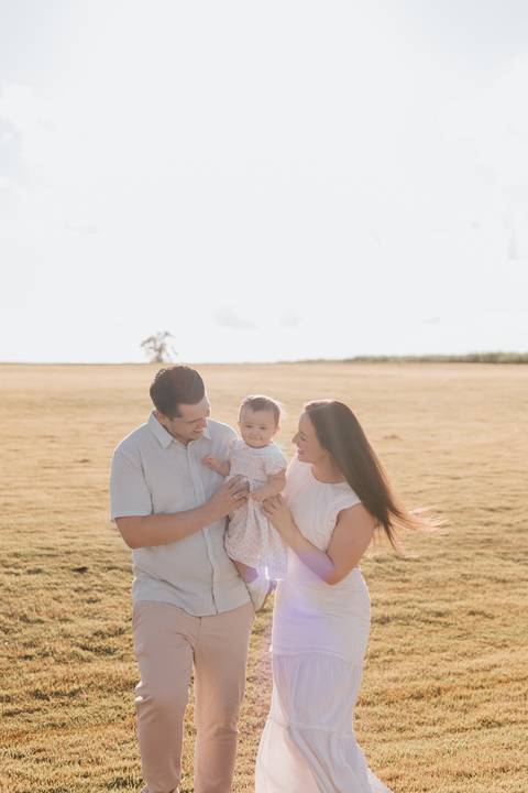 ensaio em família no campo '