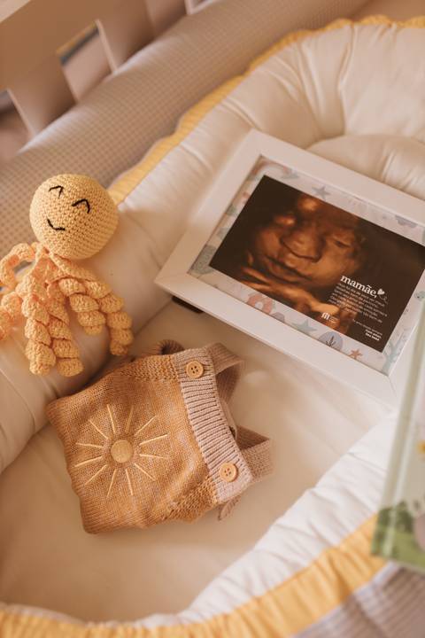 ensaio de gestante em casa'