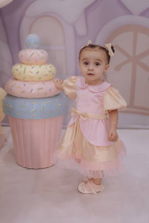 Decoração de aniversário de 2 ano com tema de Minnie'