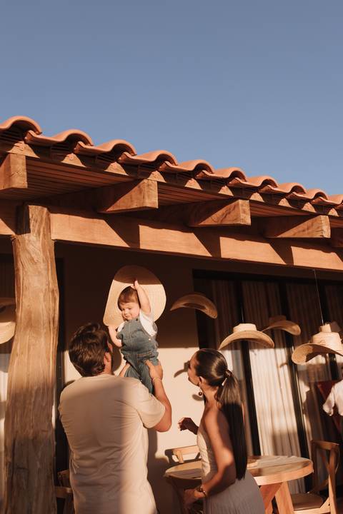 Inspiração de decoração de aniversário de 1 ano com tema de fazenda'