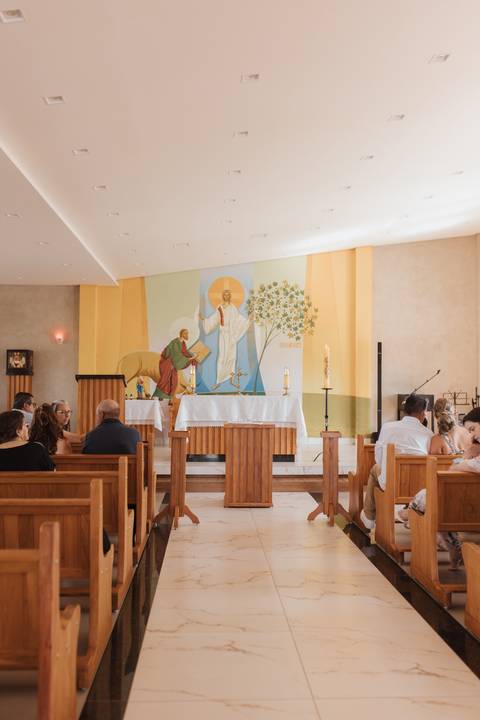 Cerimônia de batizado'