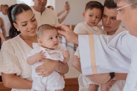 Cerimônia de batizado'
